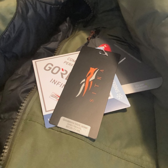 NWT Sitka Gear Grindstone Work Jacket Covert Green XXL DISCONTINUED COLOR - Picture 7 of 7